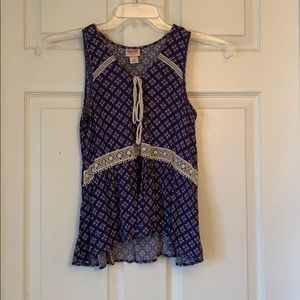 tribal pattern tank top